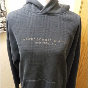 Abercrombie & Fitch NY- Hoodie Relaxed Soft Fleece-Medium 24' Length
